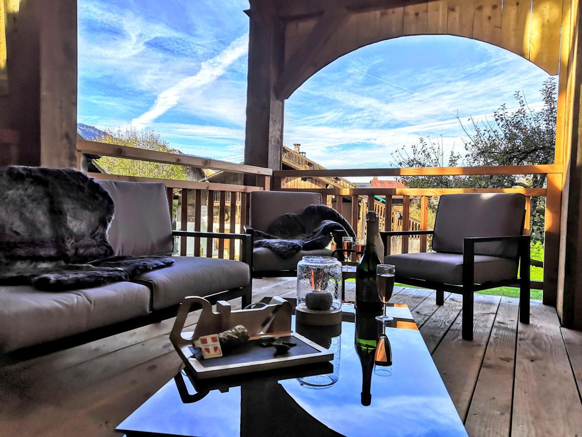 Chez Lucienne, Jacuzzi Et Sauna Samoëns Exterior foto