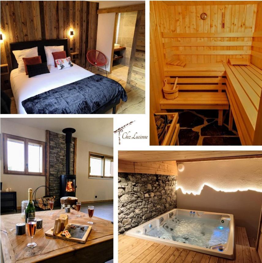 Chez Lucienne, Jacuzzi Et Sauna Samoëns Exterior foto